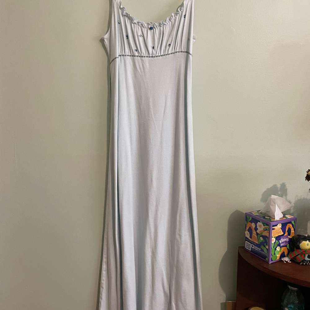 Oscar de la Renta Light Blue Chemise